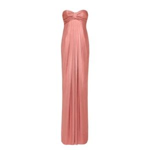 La Lune Strapless Knot Maxi Dress